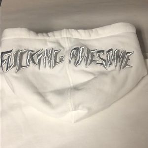 Fucking Awesome white hoodie sweatshirt